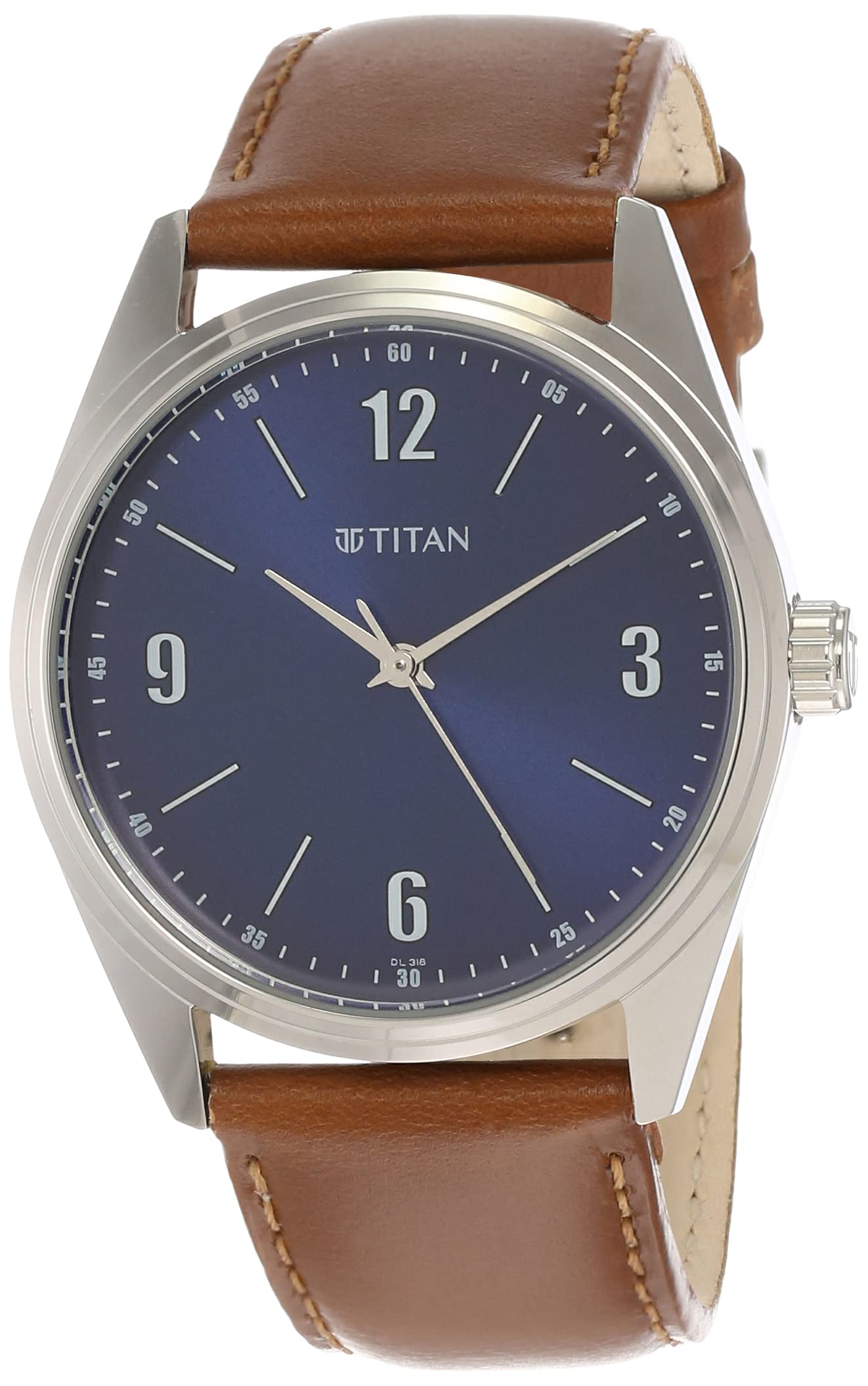 Titan Leather Analog Blue Dial Mens Watch-Nn1864Sl06/Np1864Sl06, Band Color:Brown (B08KSXWWF8) Amazon Price History, Amazon Price Tracker