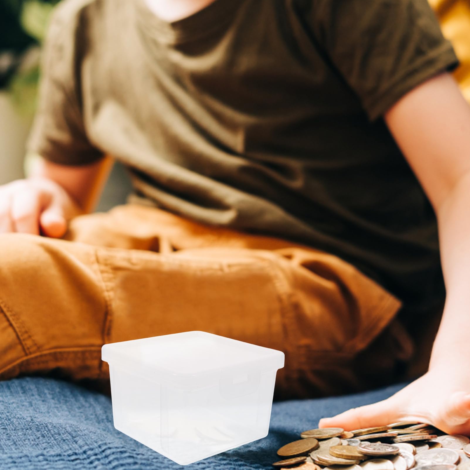 5 Sätze Münzbox Aus Kunststoff Meisterschaftsdarstellung Deckel Belanglos Sicher Münzen Ordner Taschenschirme Kapseln Münzhalter Praktischer Münzschutz Pp Transparent 2 Stück * 5 NUOBESTY