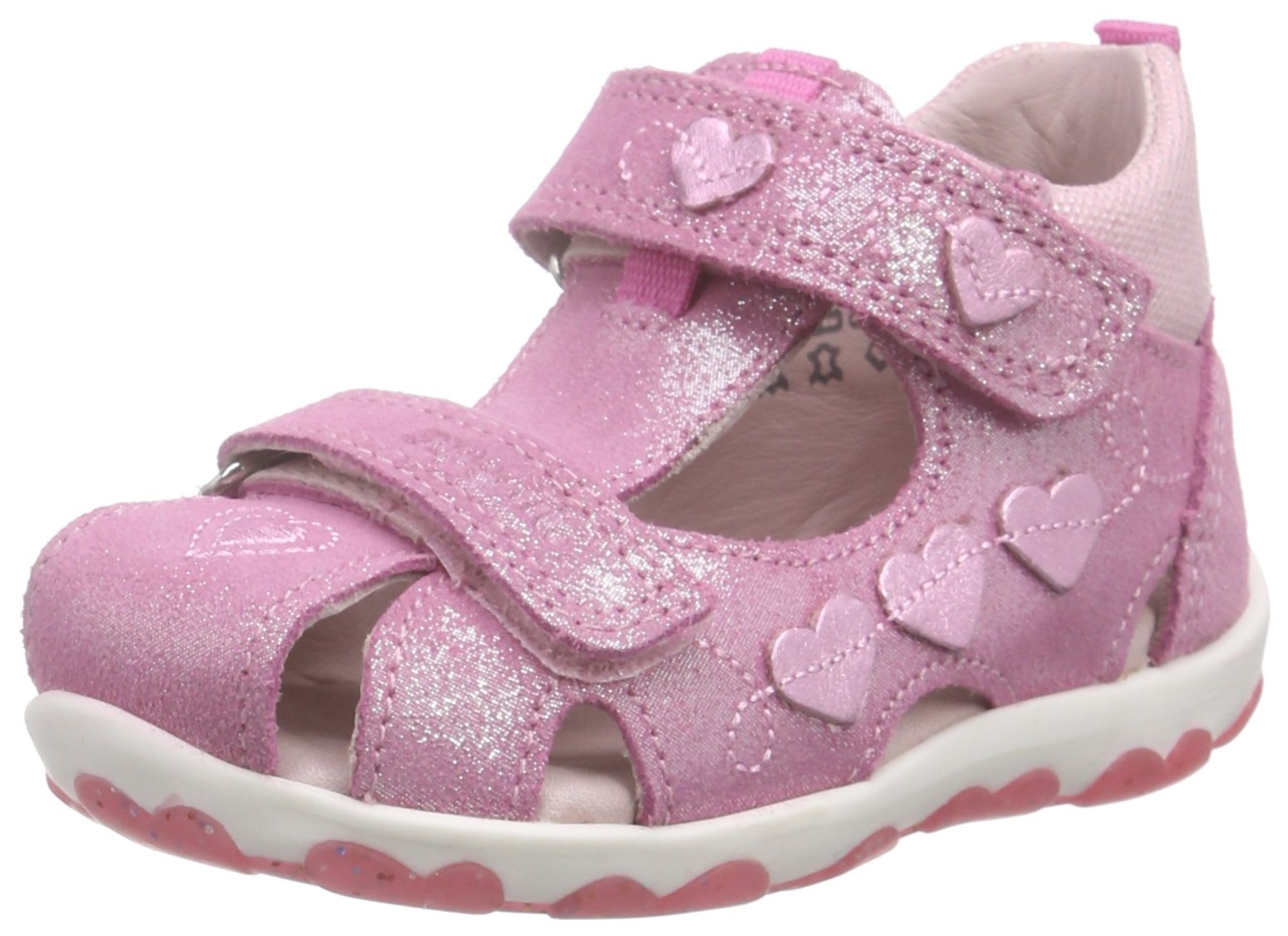 Superfit Girls Walking Baby Shoes, Pink Kitty 66, 9 Toddler