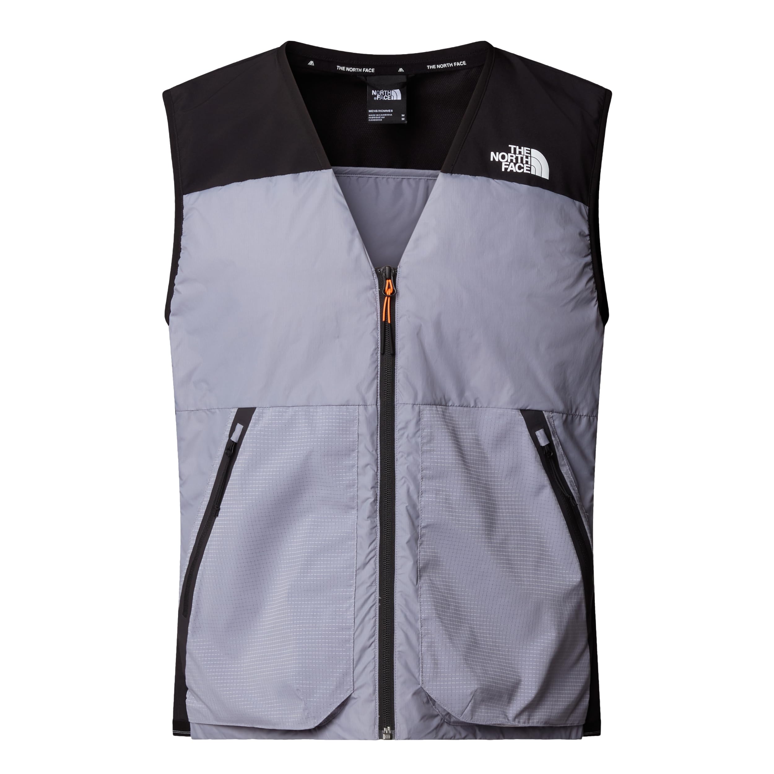 The North Face NF0A8BGR81H M MA UTILITY VEST Jacket Homme PEARL MIST/​TNF BLACK Taille S