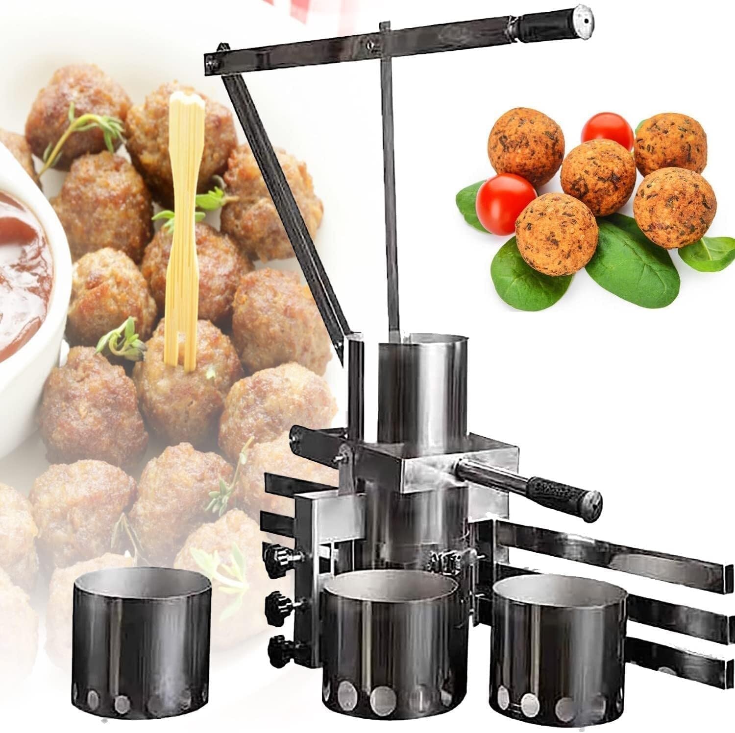 Manual Meatball Forming Machine, Glutinous Rice Ball Small Fish Ball Making, Meatball Maker Making Machine for Home Kitchen
