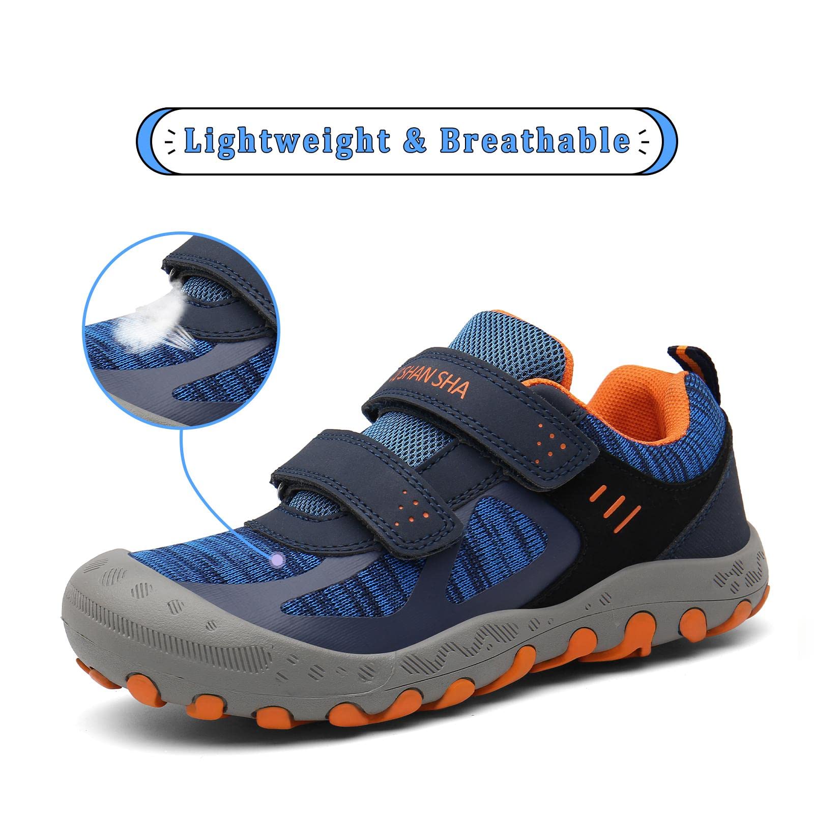 Mishansha Zapatos de Deportivo para Niños y Niñas Antideslizante Zapatillas de Senderismo Ligero, Talla 24-38 EU