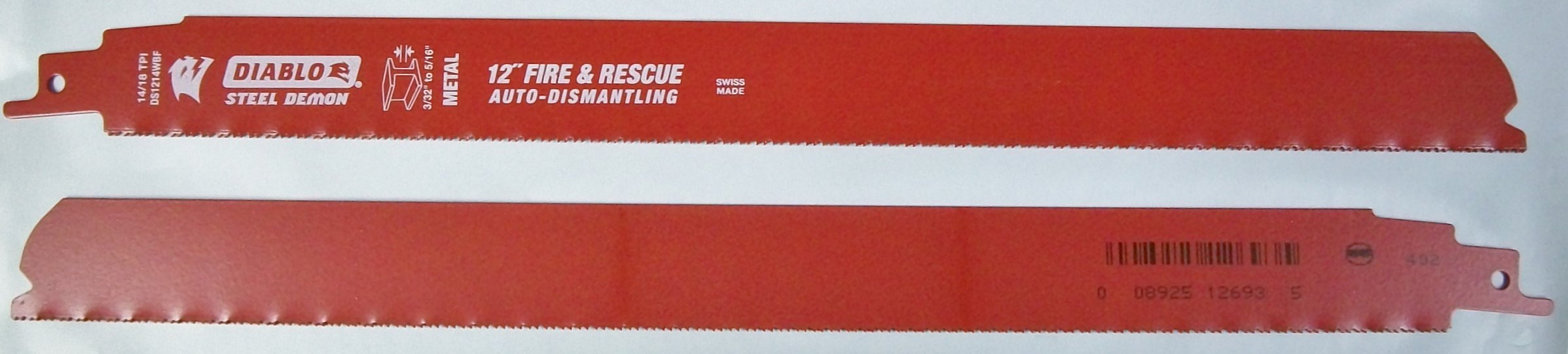 12" 14/18TPI Recip Saw Blades Diablo Fire & Rescue. 10pk