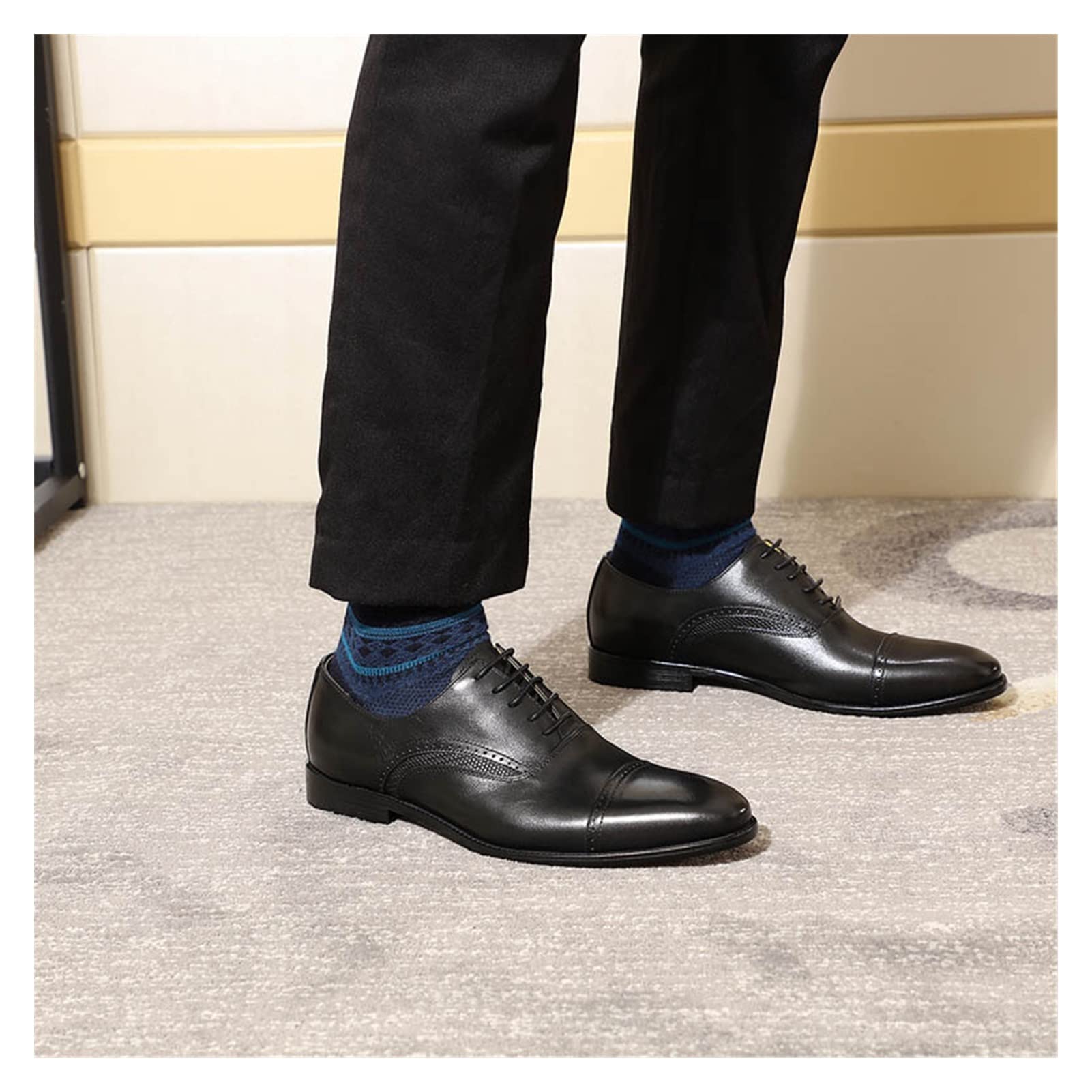 Amazon.co.jp: yxcue. Handmade Genuine Leather Men's Dress Shoes