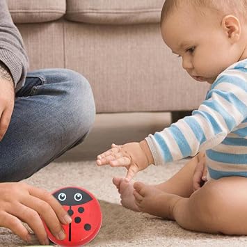 Ladybug Yoyo with String Cute Ladybug Pattern Wooden Kids Yoyo Eduational Fun Toddler for Hands-On Skills & Flexibility Development Thoughtful for Toddlers Game Toys.