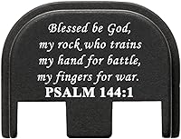 Vista 1 de NDZ Performance Placa de Cubierta Trasera de Deslizante para Glock 17 19 19X 20 21 22 23 26 27 34 45 y 47 49 Gen 5 9MM .40 S&W, Aluminio Gravado