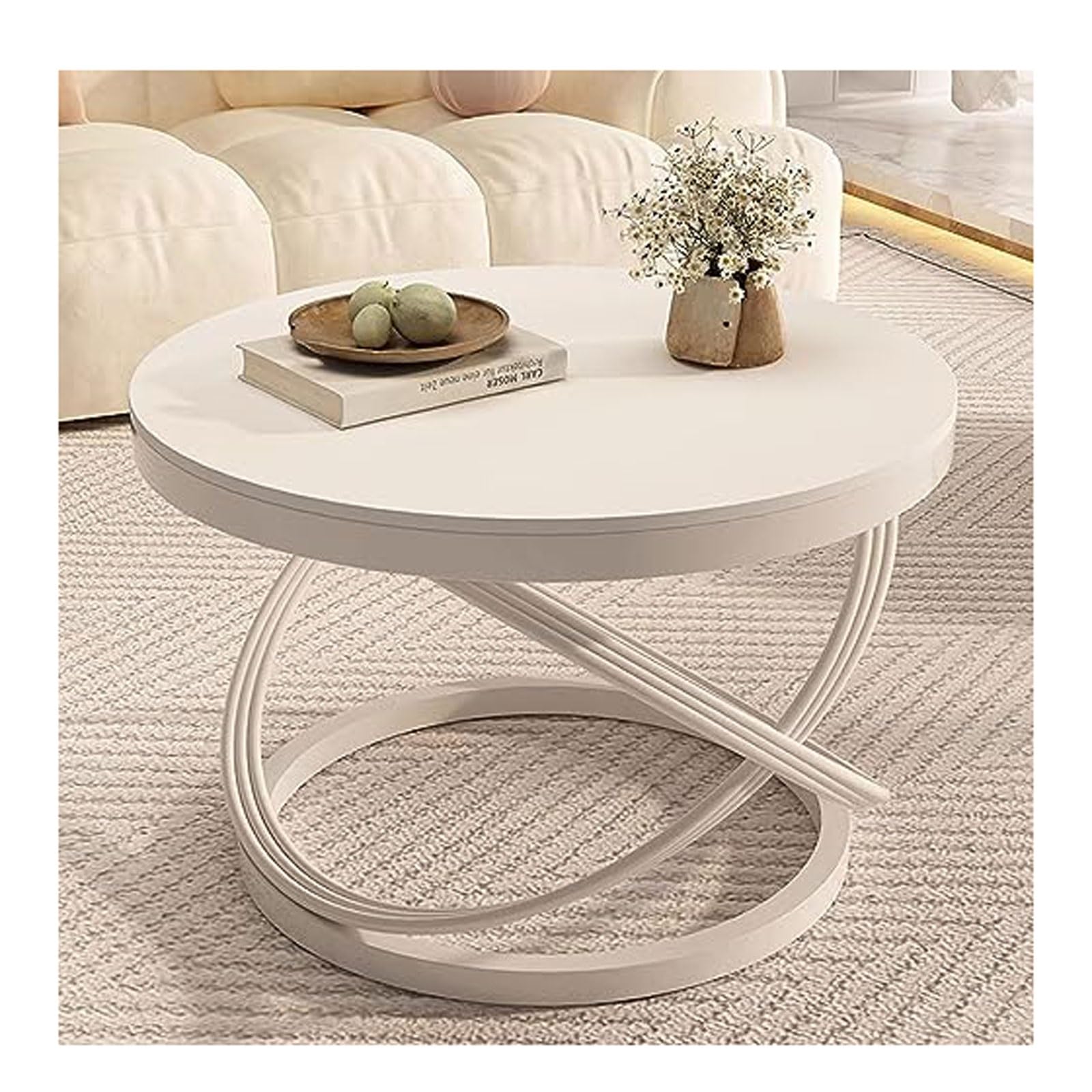 Table basse faux marbre chic pour sublimer votre coin salon au quotidien