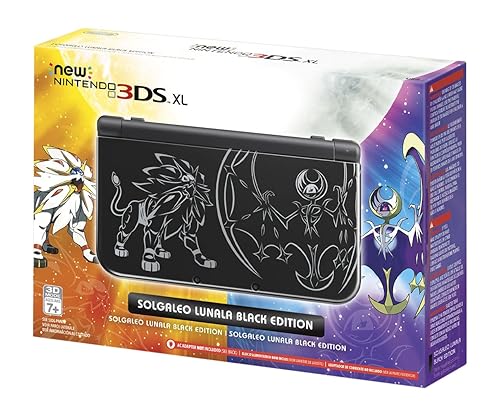 Nintendo New 3DS XL Solgaleo Lunala Black Edition
