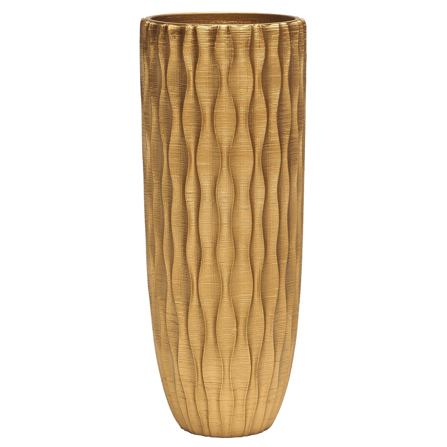 Vase Minimaliste 28cm - Résine Haute Qualité - Pour Fleurs Séchées Ou Artificielles - Salon/Chambre
