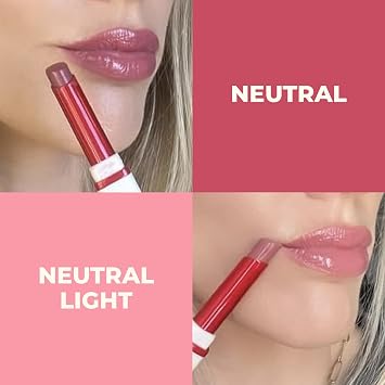 Beauty For Real Lip Revival Essential Hydration Serum Lipstick, Neutral - Lightweight & Hydrating - Contains Hyaluronic Acid, Mango Butter, and Nourishing Plant Oils