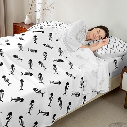 Miniatura 9 de Manfei Juego de sábanas de dibujos animados para niños, tamaño King, diseño de donas de alimentos, decoración de habitación de niños, niñas y