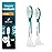 Philips Sonicare for Kids 7+ Genuine Replacement Toothbrush Heads, 2 Brush Heads, Turquoise and White, Standard, HX6042/94