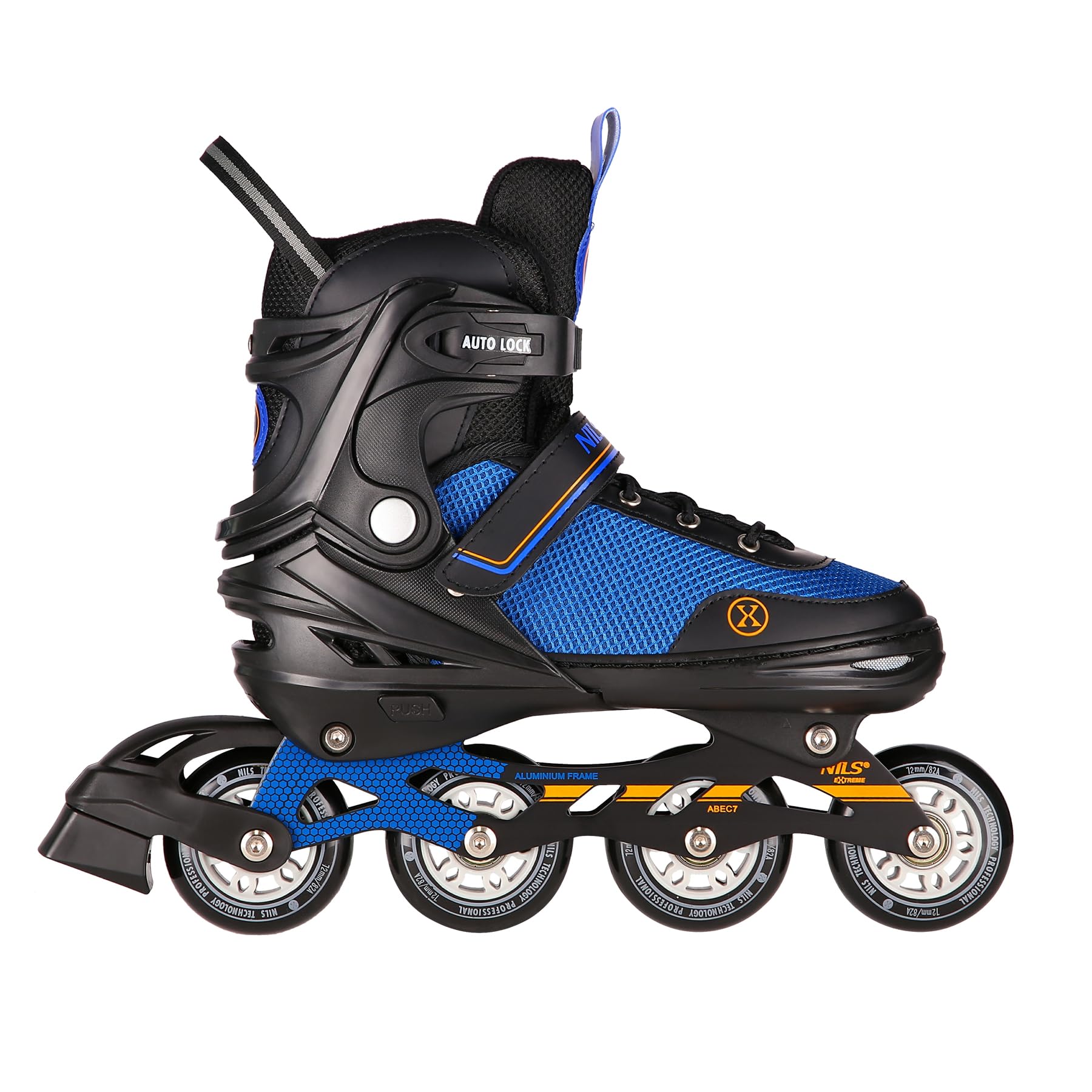 Nils Extreme Camille, pattino 2 in 1 per hockey su ghiaccio
