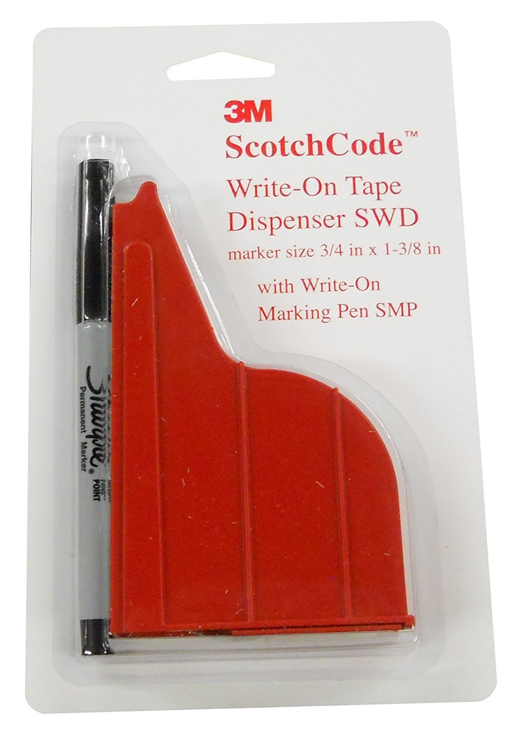 Super Big Clearance! 3M(TM) ScotchCode(TM) Wire Marker Write-On Dispenser with Tape and Pen SWD, 0.75 in x 1.375 in