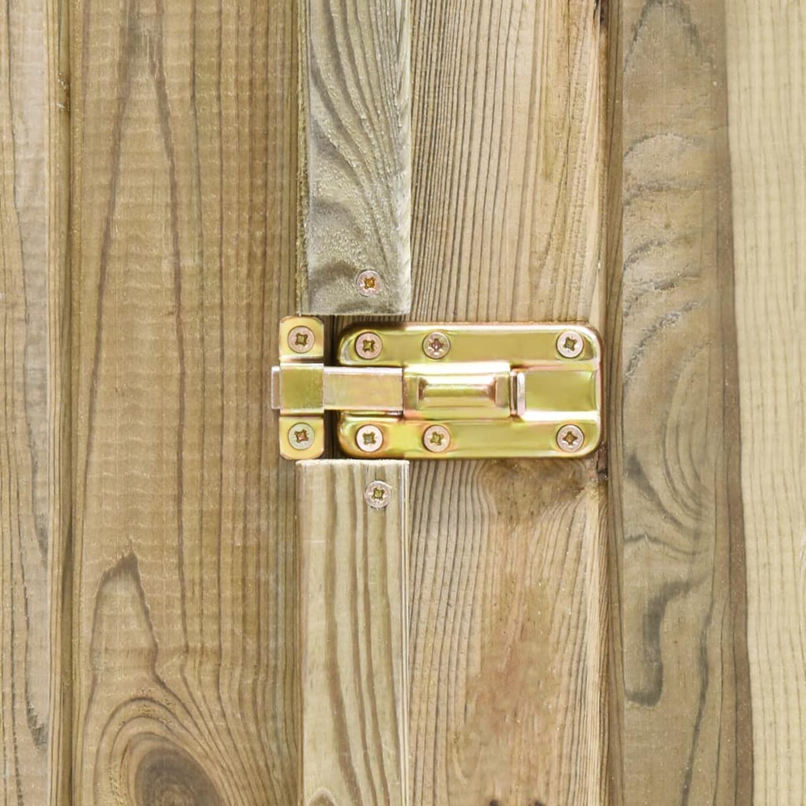 Mobili Rimessa - Juego de herramientas de jardín, 123 x 50 x 171 cm, de pino impregnado, cobertizo de jardín de pared, cobertizo, herramientas de jardín, caseta de jardín, decoración para casa
