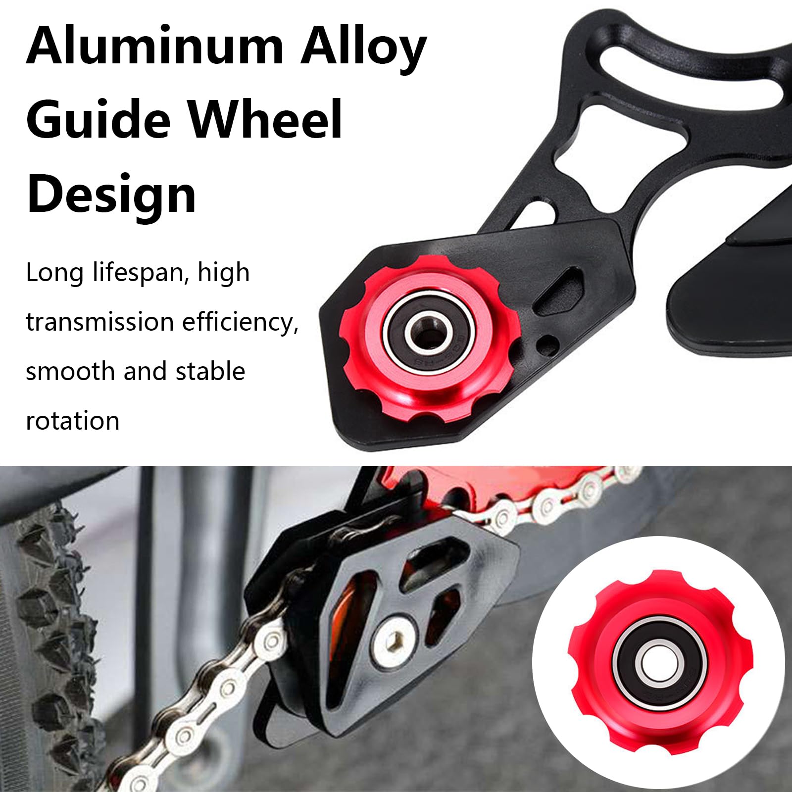 Guida Catena, Guida Catena Bicicletta MTB ISCG05 ISCG03 32-38 Denti Guida Catena Protezione In Lega Di Alluminio Per Biciclette Per La Maggior Parte Delle Biciclette Bici Da Strada Mountain Bike