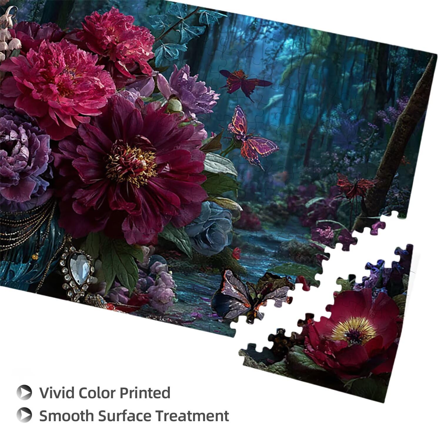 Puzzle dla dorosłych 1312 elementów Wazon z kwiatami piwonii 156 x 28 cm niemożliwe trudne wyzwanie, puzzle dla dorosłych gra edukacyjna wyzwanie zabawki 1312 elementów puzzli dla dorosłych, kreatywny