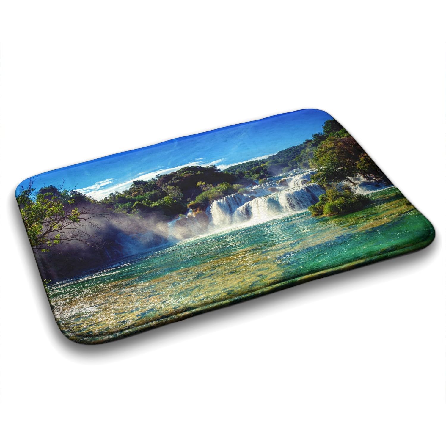 Tapis de salle de bains cascade pour une décoration de chambre zen Tulup