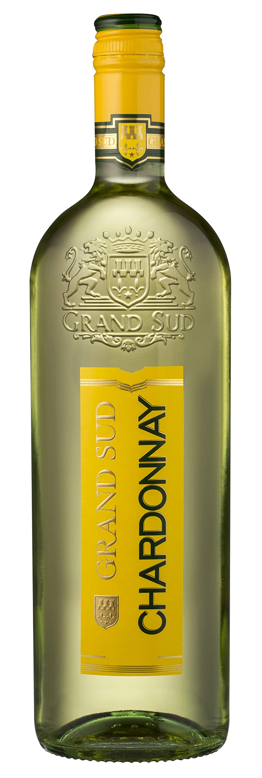 Grand Sud - Chardonnay aus Süd-Frankreich - Sortentypischer Trocken Weißwein (6 x 1 L)