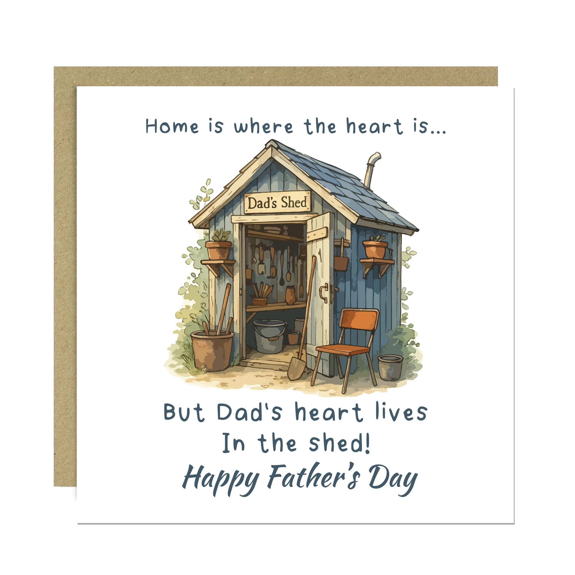 RED OCEAN Funny Fathers Day Card For Dad From Daughter Son Kids Fathers Day Cards With Envelope Cards For Dad Daddy Joke Card