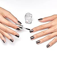 Vista 3 de Essie Cuidado de uñas, vegano libre de 8, capa superior fijadora tipo gel, esmalte de uñas con acabado tipo gel, 0.46 onzas líquidas