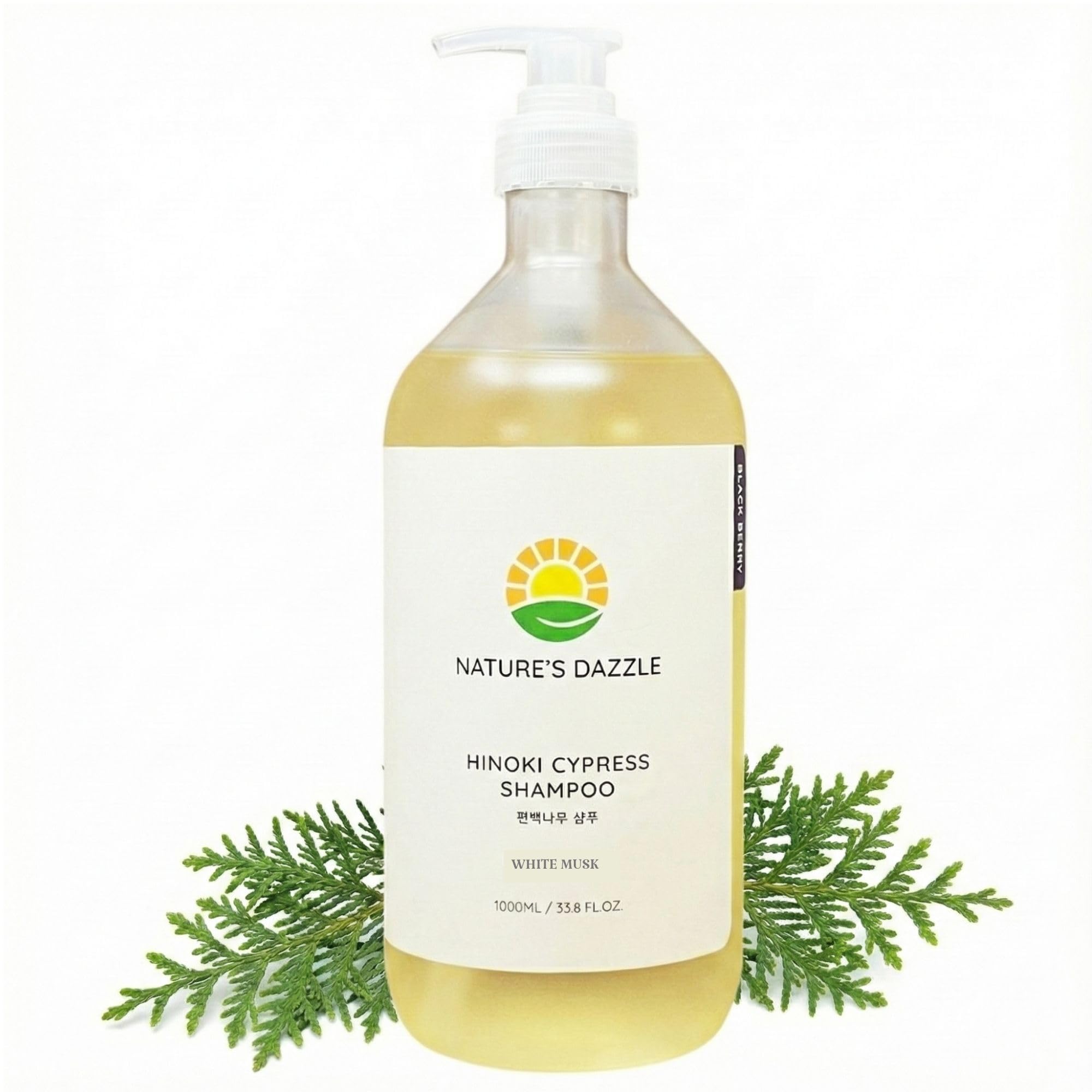 Amazon.com : Nature's Dazzle Korean Hinoki Cypress Shampoo 1000mL