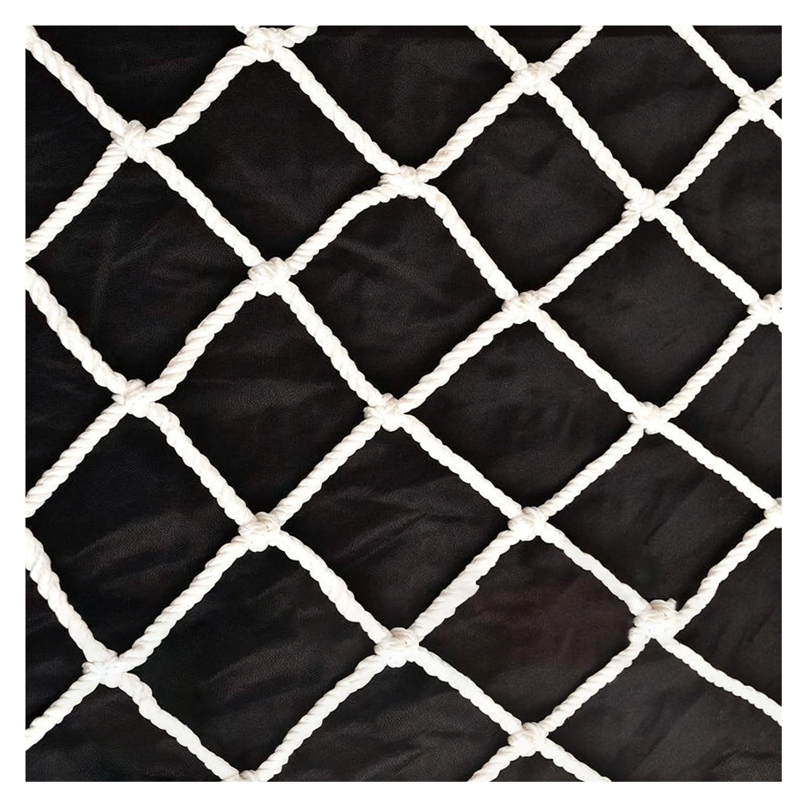 Rope Net Modular and Expandable Netting for Stair Training Net for Outdoor Gardens Plantations Balconies(2x3m/6.56x9.84ft)