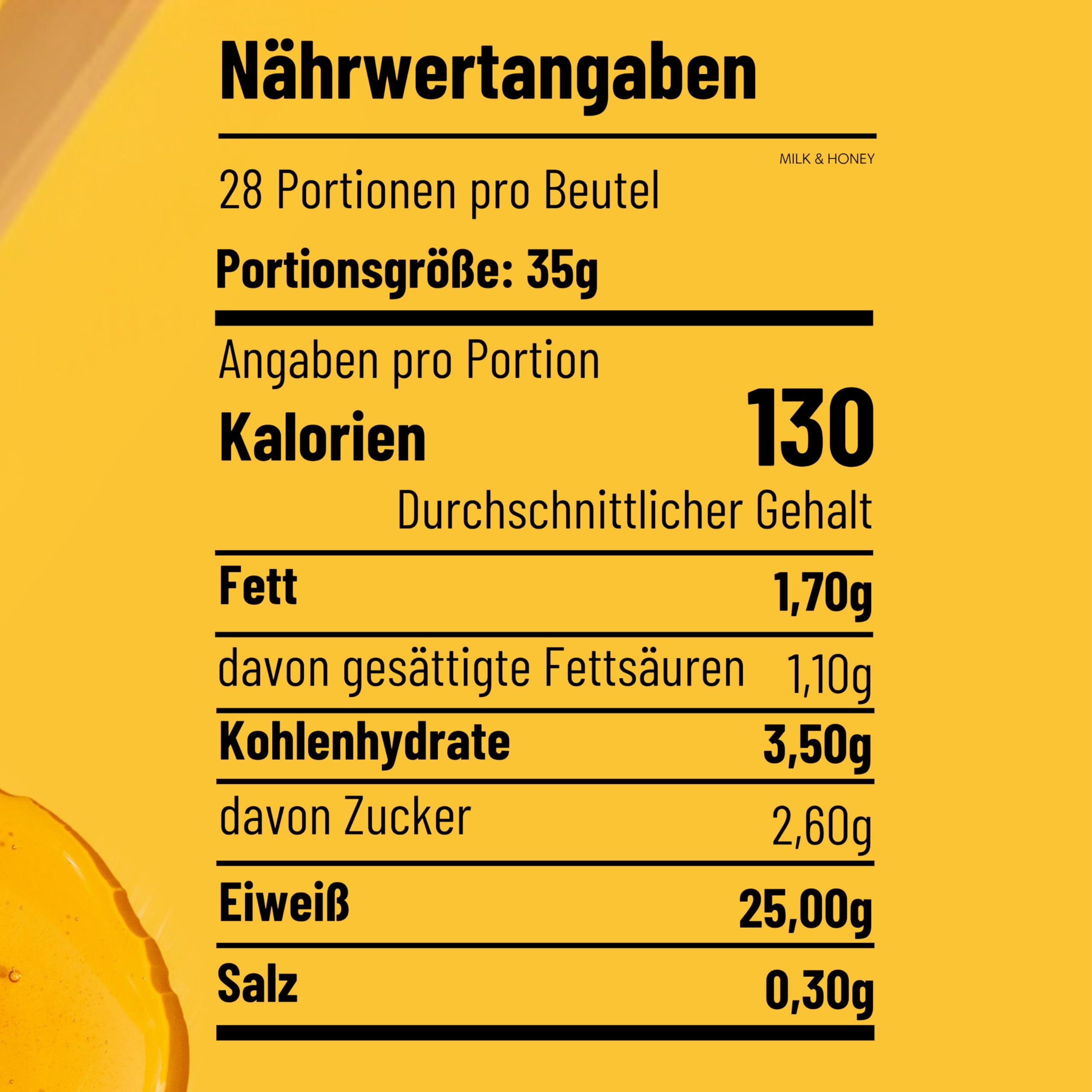 GANNIKUS Original Poudre de protéines de lactosérum – Milk and Honey – 1 kg – Extra crémeuse – Poudre de protéines produite en Allemagne à partir de lait régional – Poudre de protéines pour le