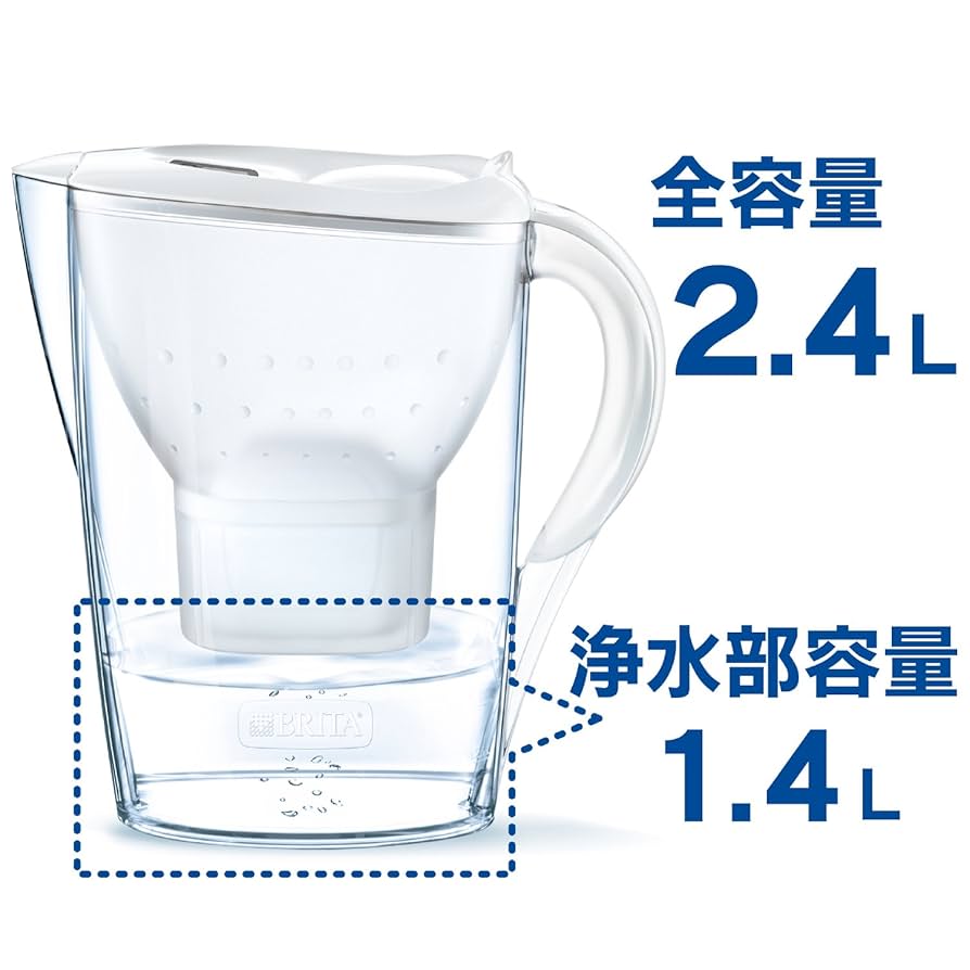 Amazon | ブリタ 浄水器 ポット 浄水部容量:1.4L(全容量:2.4L