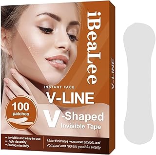 Facelift Fita para Rosto | levantamento rosto para pele flácida - Adesivo instantâneo para lifting facial, fita para lifting facial para pele flácida, fita para lifting facial Buniq