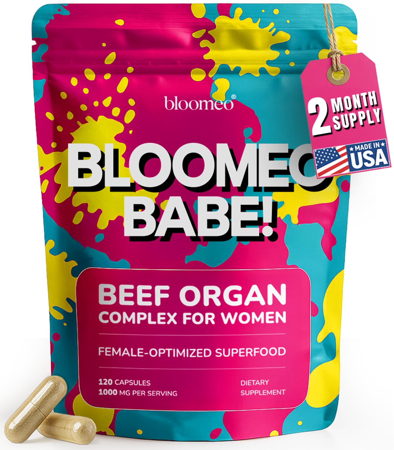 Bloomeo Beef Organ Supplement for Women