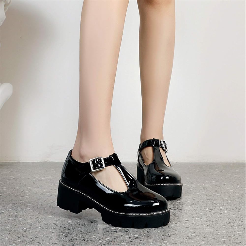 Platform t strap mary janes Clearance