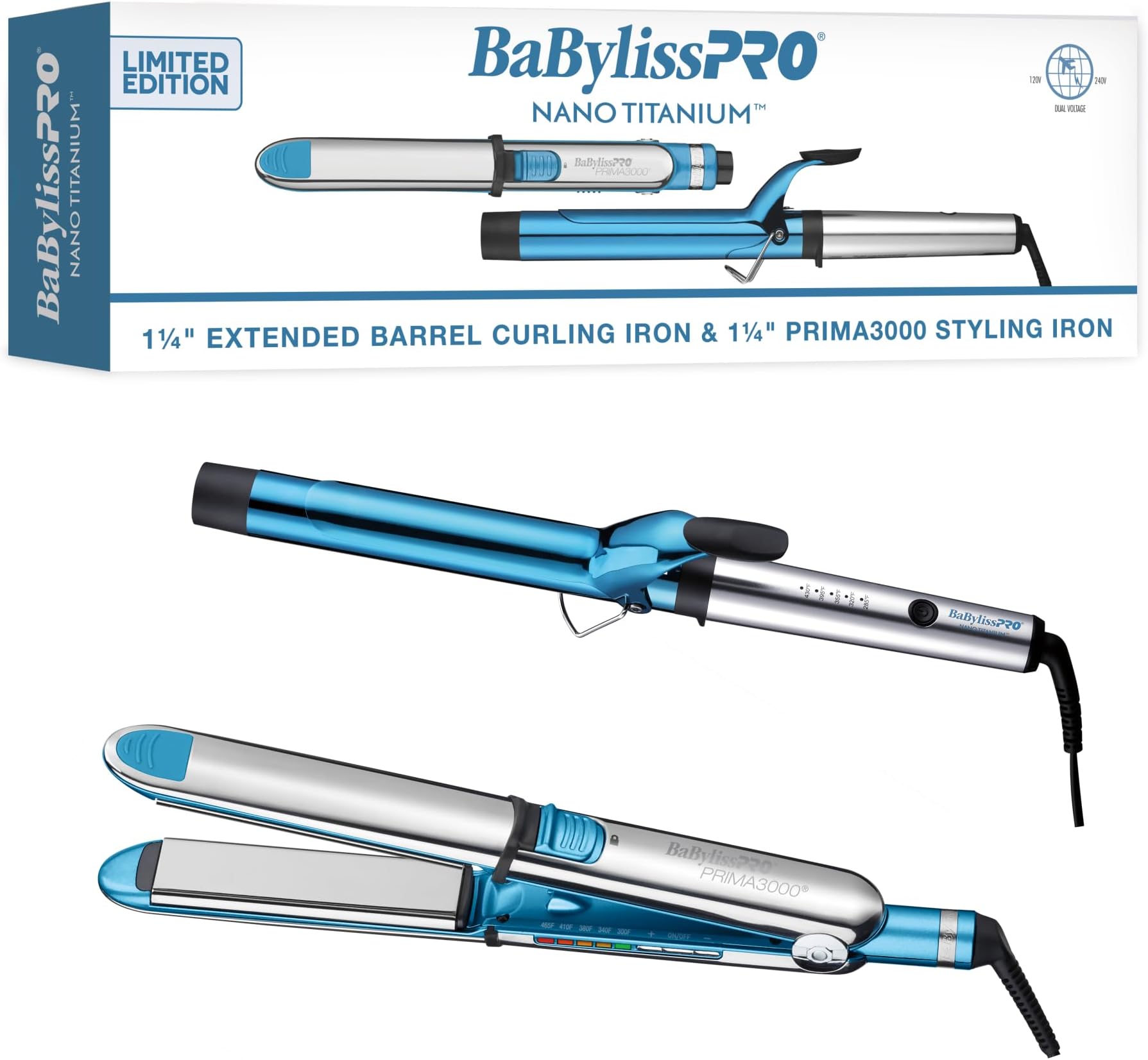 BaBylissPRO 1 1/4 inch with extended iron prepack
