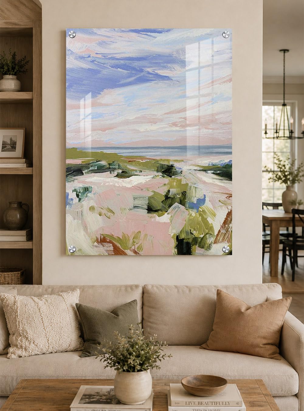 DesignSkinz Wall Art | Acrylic Glass Printed Art | Modern Decor for Living Room, Bedroom, Office, Study, Shelf (45x60inch) - Time Lapse