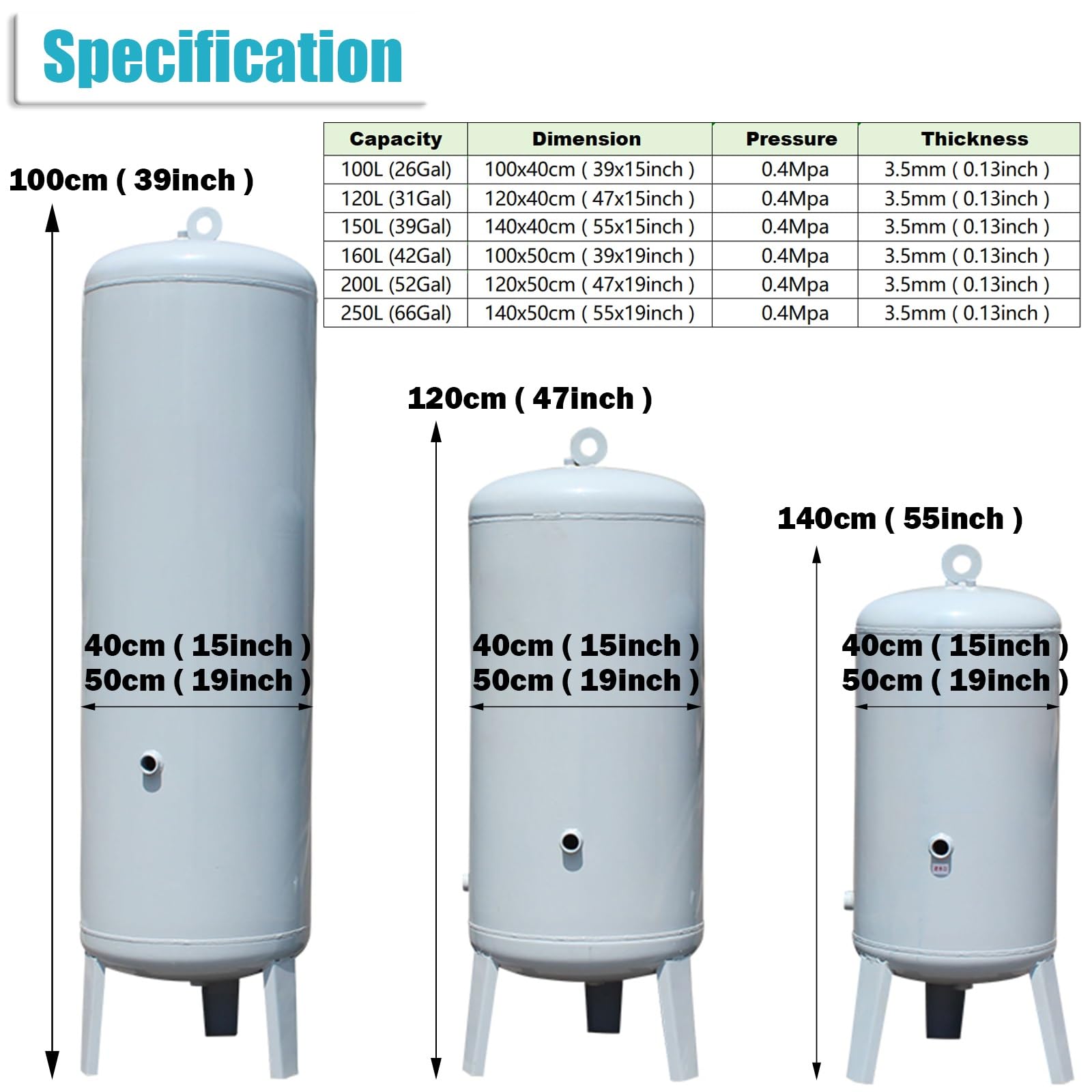 Amazon.co.jp: エナメルの井戸圧力タンク 圧力スイッチ付き & 圧力計