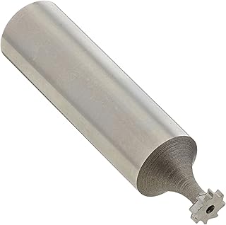 KEO 62010 High-Speed Steel Woodruff Keyseat Cutter, Uncoated (Bright) Finish, Round Shank, 1/2