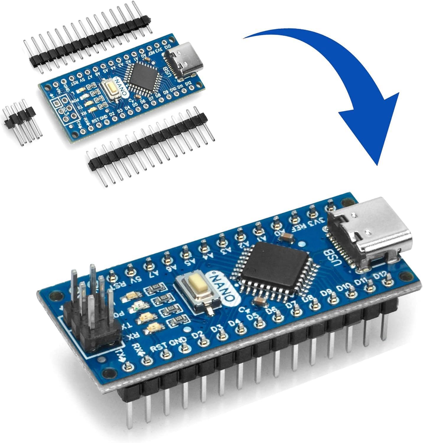 三点おまとめ Nanoさま専用 Amazon.co.jp: Nano開発ボード V3.0 CH340 Atmega328P Arduinoと