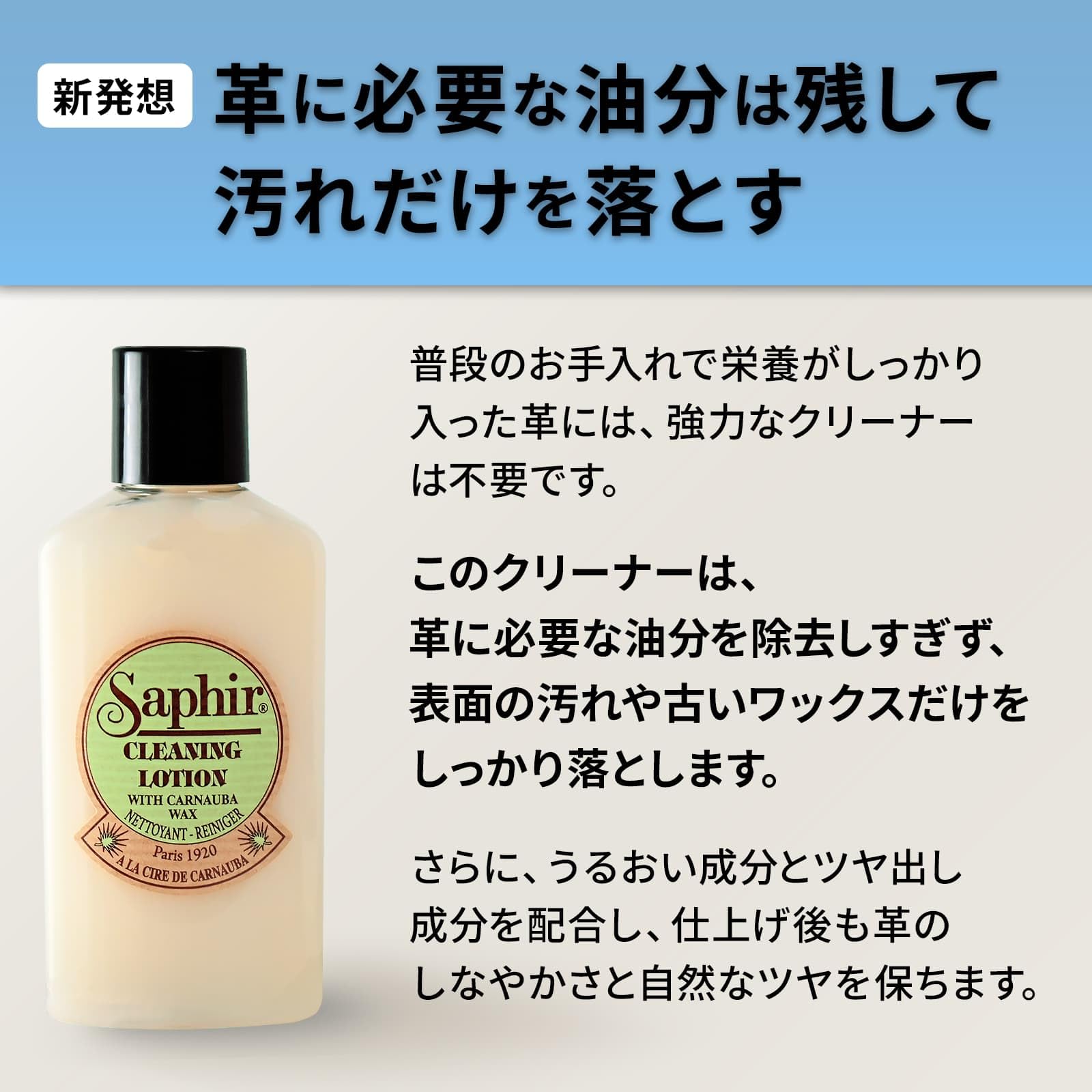 Amazon.co.jp: [サフィール] 革にやさしい クリーニング ローション
