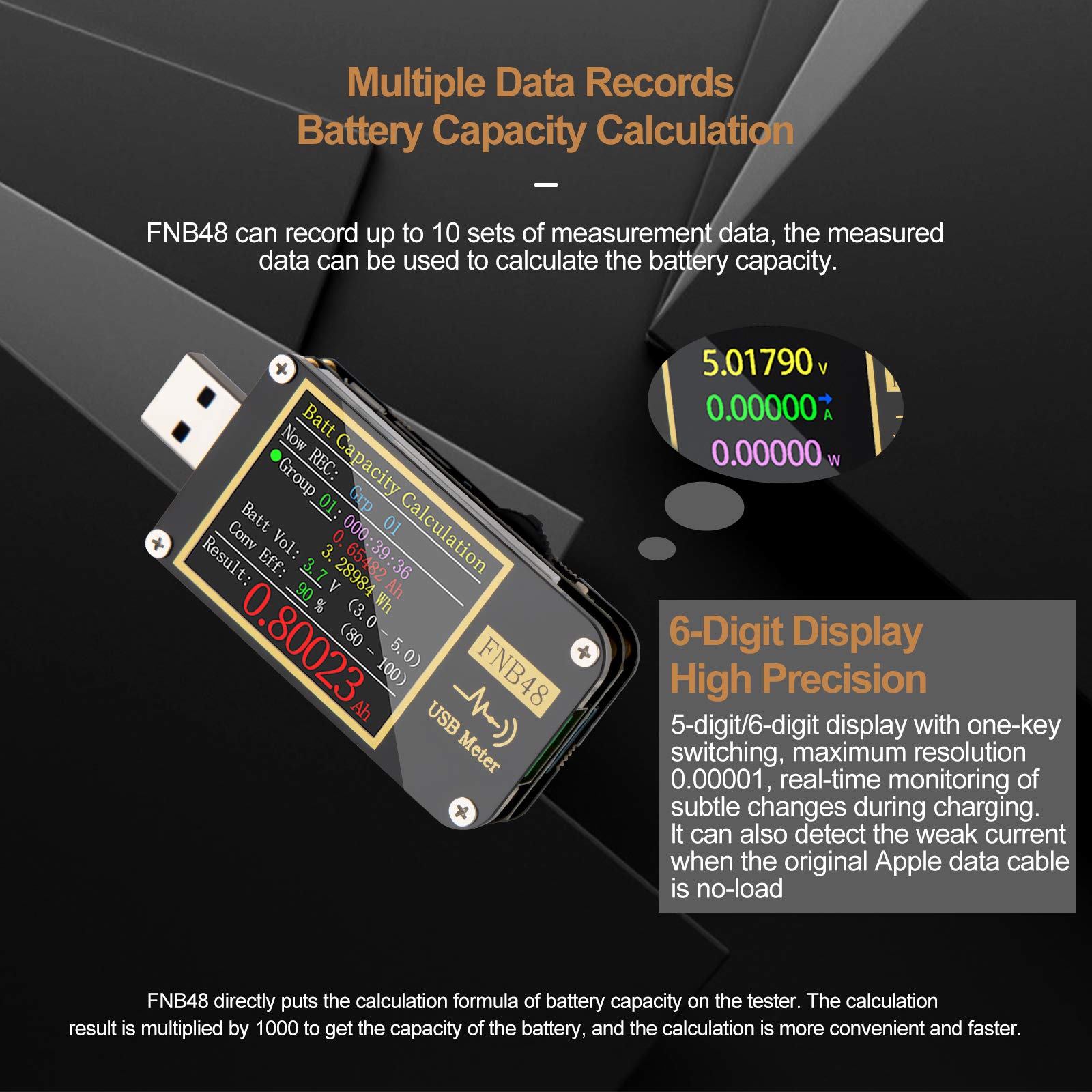 Usb Tester Usb Voltage Meter With Bluetooth Pd Trigger Voltmeter