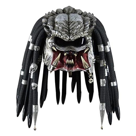 XehCaol Predator Helm Maske Alien Kostüm Herren Halloween Hunter Cosplay Props Figur Zubehör