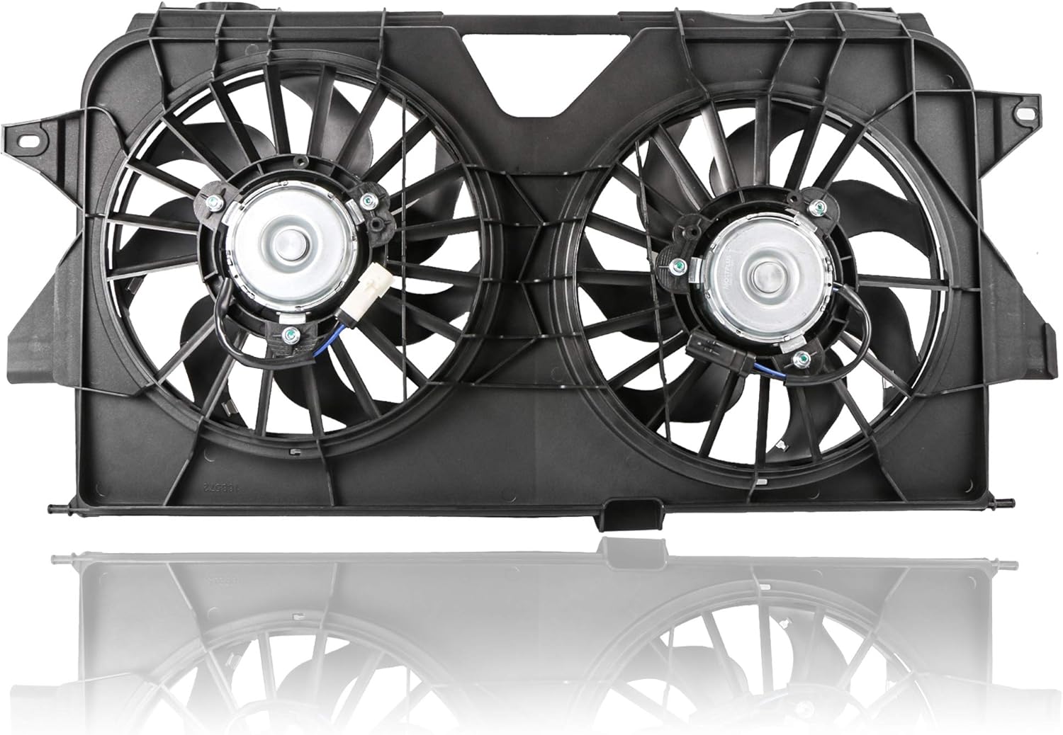 MOSTPLUS Dual Radiator Cooling Fan Assembly with Motor