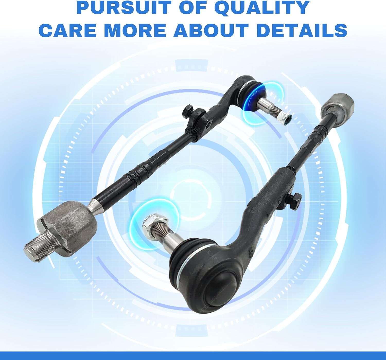 Front Suspension Control Arm Kit Compatible with BMW 1 3 Series E90 E91 E92 E87 E88 128i 135i 325i 328i 330i 335D 335i 335iS Lower Control Arm with Ball Joint, Sway Bar Link Tie Rod End
