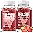 Iron Gummies Supplements for Women & Kids - Multivitamin with Iron Gummy for Blood Oxygen, Great Tasting Gummies with Vitamin C for Max Absorption, Vegan Chewable(180 Count, Strawberry)