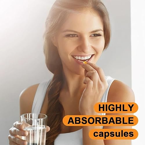 Miniatura 3 de Vitamina D3 de alta potencia 5,000 UI + K2 – Vegana, sin OMG, con aceite de coco orgánico para una mejor absorción – Soporte óseo y cardíaco – 120