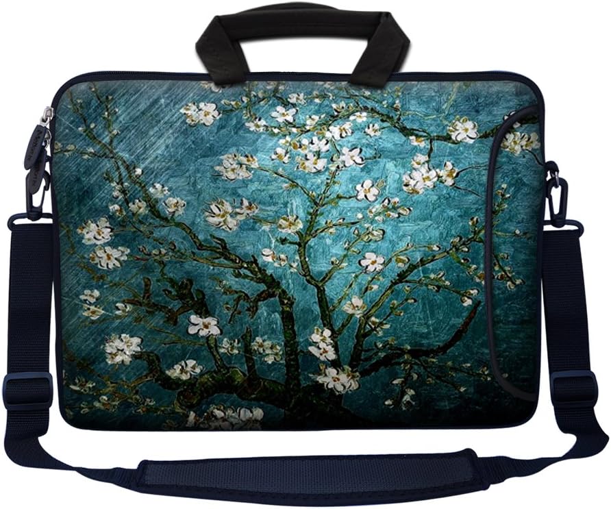 Neoprene Laptop Bag with Extra Side Pocket Compatible with Computer Laptop Notebook ebook tablet