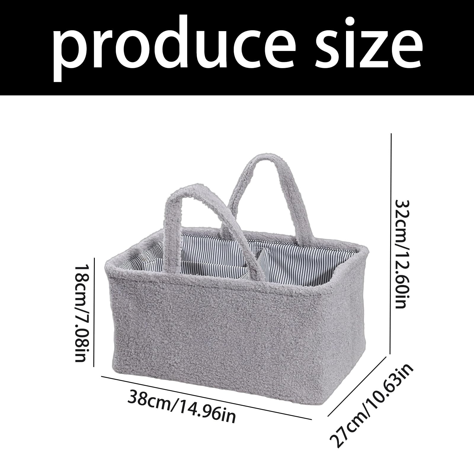 Cesta organizadora para bebé, impermeable, con múltiples compartimentos, diseño plegable, almacenamiento ligero para pañales y toallitas húmedas