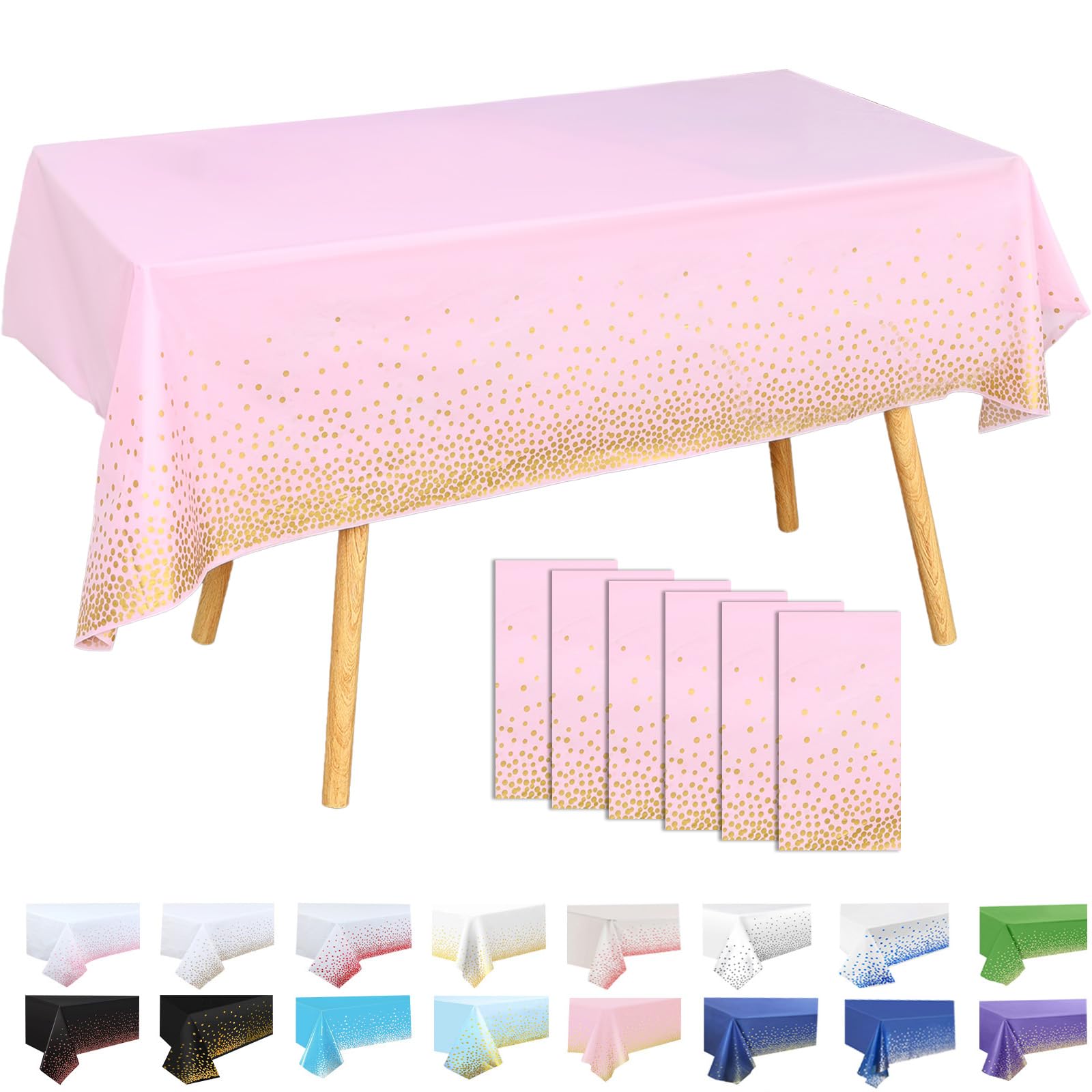 MOMAHUA Nappe Bleu Nuit pour Fête Anniversaire,137x274cm Galaxy Nappe de Table en Plastique Réutilisable à Motifs Étoiles et Espace pour Décoration Fête Thème Spatial