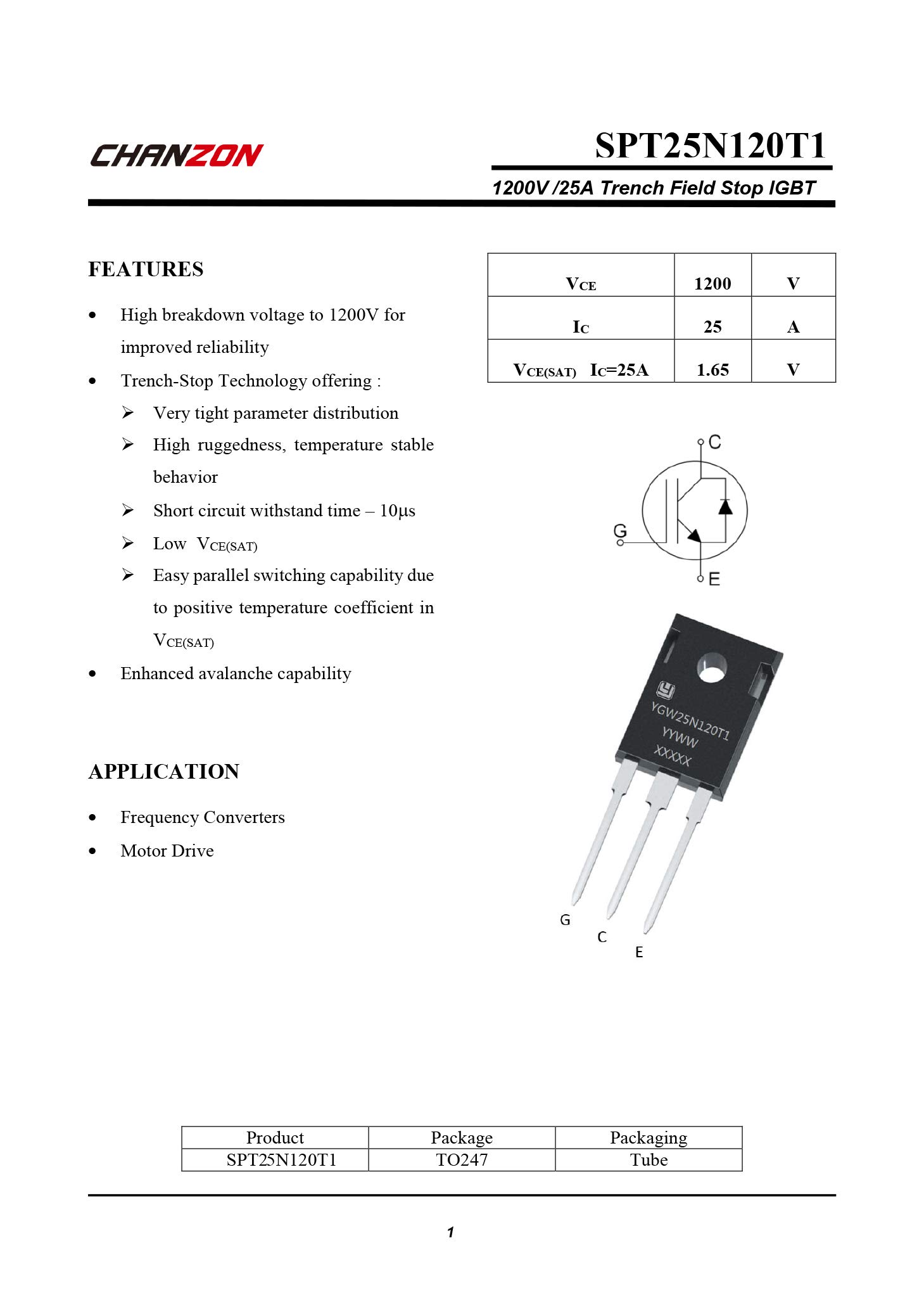 Chanzon 5 Stück FGA25N120 TO-3P IGBT NPT Grabentransistor Universalmodell FGA25N120-ANTD 25N120 25A