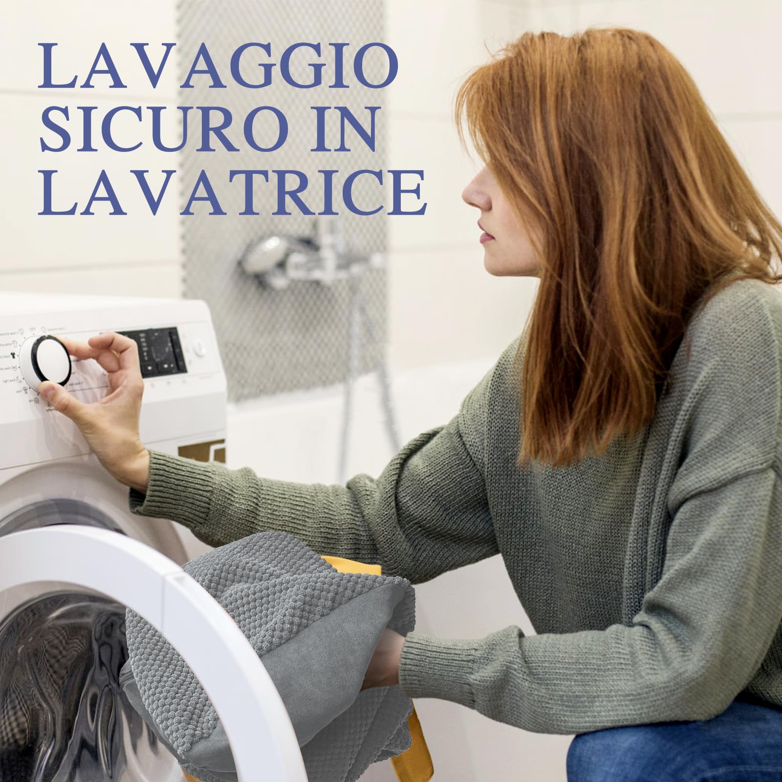 Copertura di Ricambio per Scaletta Cani a 3 Gradini, Non Include la Scale in Spugna, 60x40x40 cm, Solo per ASIN : B0CKXGCC4L, B0CLCY23HH, B0DNR2RGP6, B0DNQYG3D4, Grigio