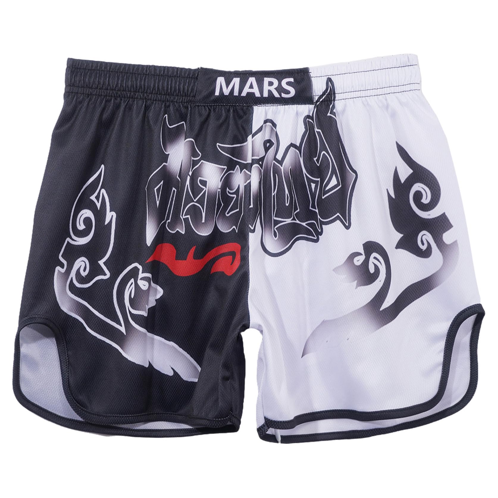 Męskie szorty Muay Thai Fight krótkie tajskie spodnie bokserskie spodnie treningowe ze stretchem szorty tajskie do boksu tajskiego kickboxingu boksu boksu